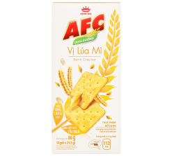AFC Crunchy Crackers Wheat Flavor 172g x 16 Boxes