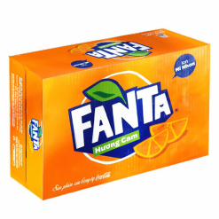 Fanta Orange Flavored Soft Drink 235mL