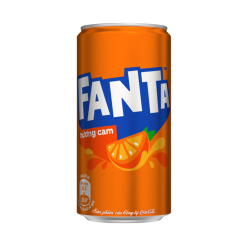 Fanta Orange Flavored Soft Drink 235mL