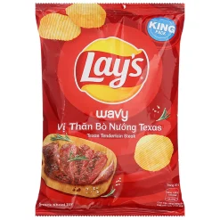 Lay's Wavy Texas Grilled Beef Flavor Potato Snack 53g Pack