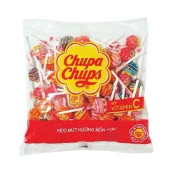 Chupa Chups Lolipop Vitamin C 558g (9.3g x 60 sticks) x 18 pouches