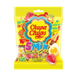 Chupa Chups 5 Mix Fruit-Flavored Gummy Candy 90g x 30 Bags