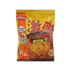 Nissin Korean Spicy Chicken Cheese Flavor Instant Noodles 72g