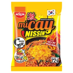 Nissin Korean Spicy Chicken Cheese Flavor Instant Noodles 72g