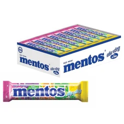 Mentos Chewing Candy Rainbow 29.7g x 16 bars x 24 trays
