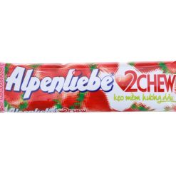 Alpenliebe 2Chew Candy Strawberry 392g (24.5g x 16 bar) x 24 bags