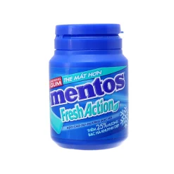 Mentos Fresh Action Peppermint Flavor Chewing Gum 56g