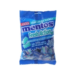 Mentos Fresh Action Peppermint Flavor Chewing Gum 112g