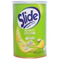 Slide Potato Chips Sour Cream & Onion Flavored 60g x 28 Cans