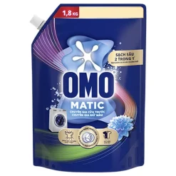 OMO Matic Front Load Color Care Liquid Detergent 1.8kg x 4 Pouches