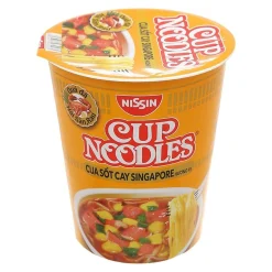 Nissin Cup Noodles Singapore Spicy Crab Sauce Flavor 71g x 24 Cups