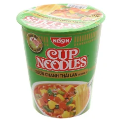 Nissin Cup Noodles Thai Lime Pork Rib Flavor 74 g x 24 Cups