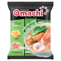 Omachi Potato Noodles Giant Prawn Hotpot Flavor 80g x 30 Bags