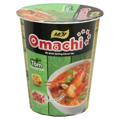 Omachi Potato Noodles with Thai Hot & Sour Shrimp Flavor 66g x 24 Cups