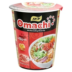 Omachi Potato Noodles with Braised Beef Sauce 69g x 24 Cups