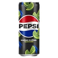 Pepsi Cola Zero Calories Lime Soft Drink 320ml