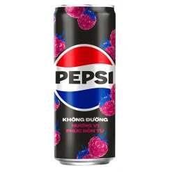 Pepsi Cola Zero Calories Raspberry Soft Drink 320ml