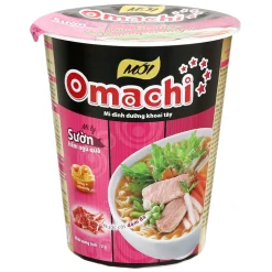 Omachi Potato Noodles with Five-Vegetable Braised Pork Ribs 68g x 24 Cups